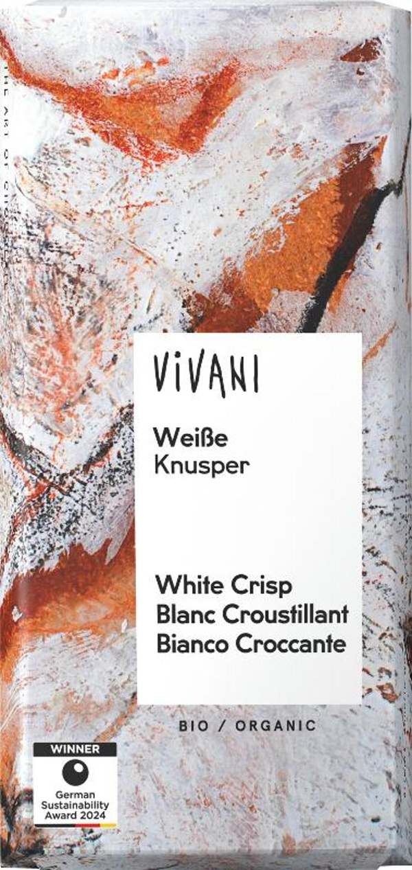 Produktfoto zu Schokolade Weiße Knusper 100g
