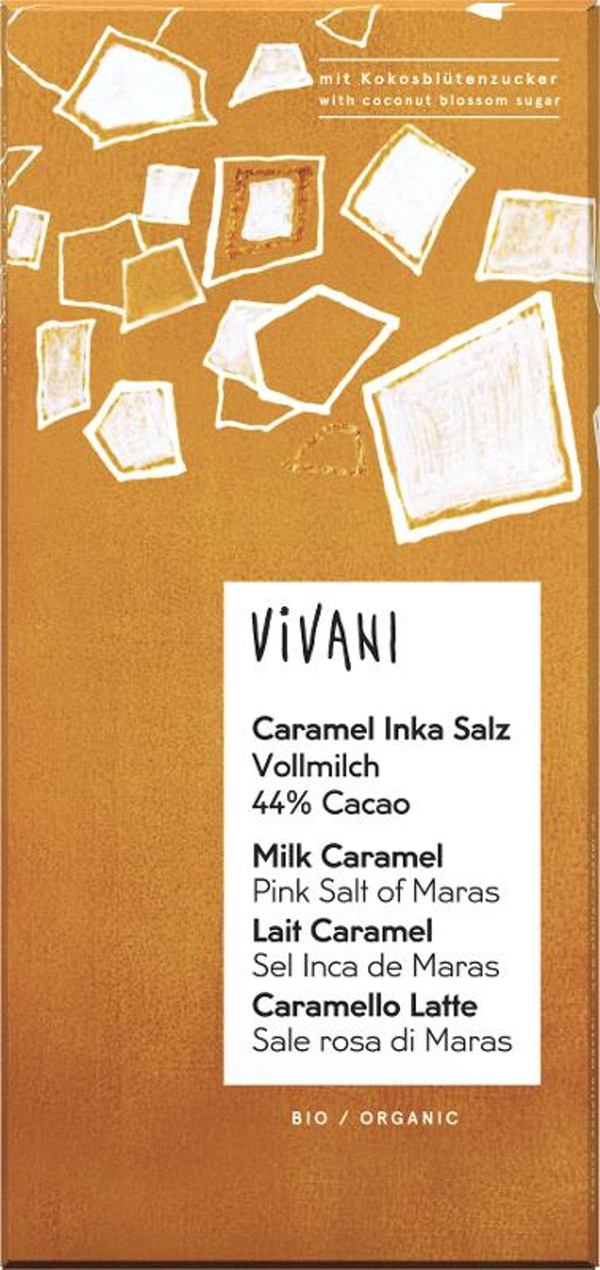 Produktfoto zu Schokolade Caramel Inka Salz 80g
