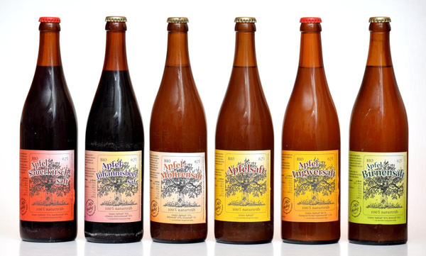 Produktfoto zu Mix-Kiste regionaler Apfel-Mischsäfte 6*0,7l