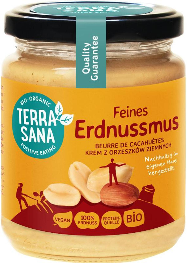 Produktfoto zu Erdnußmus fein ohne Salz 250g