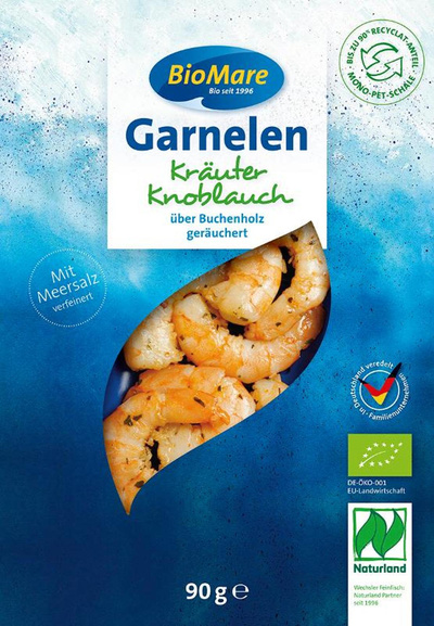 Produktfoto zu Garnelen in Kräuter-Knoblauch-Marinade 90g