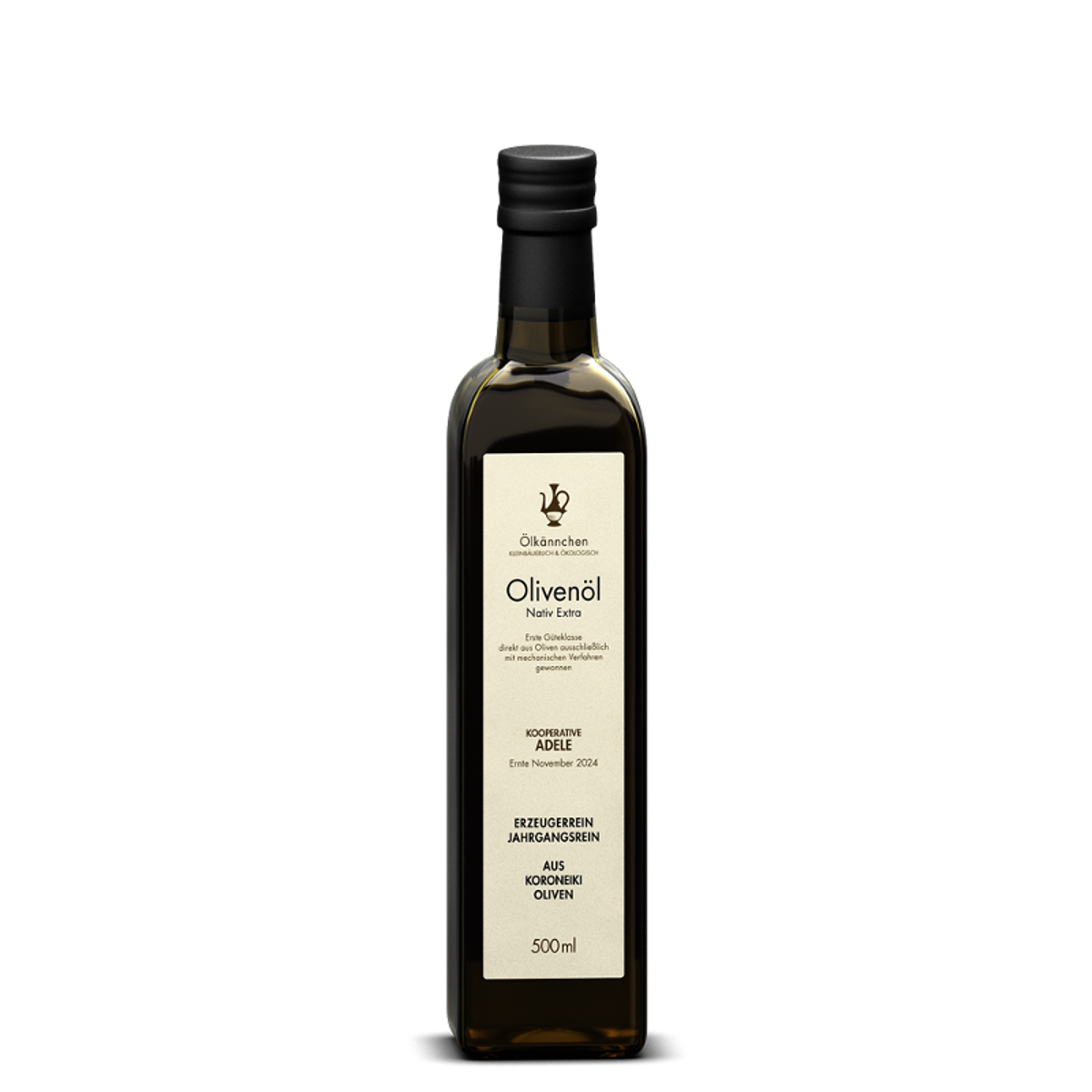 Olivenöl von der Kooperation Adele aus Kreta 0,5l