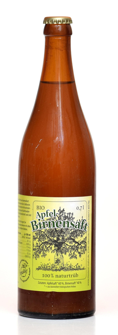 Produktfoto zu Apfel-Birnensaft 0,7l Flasche