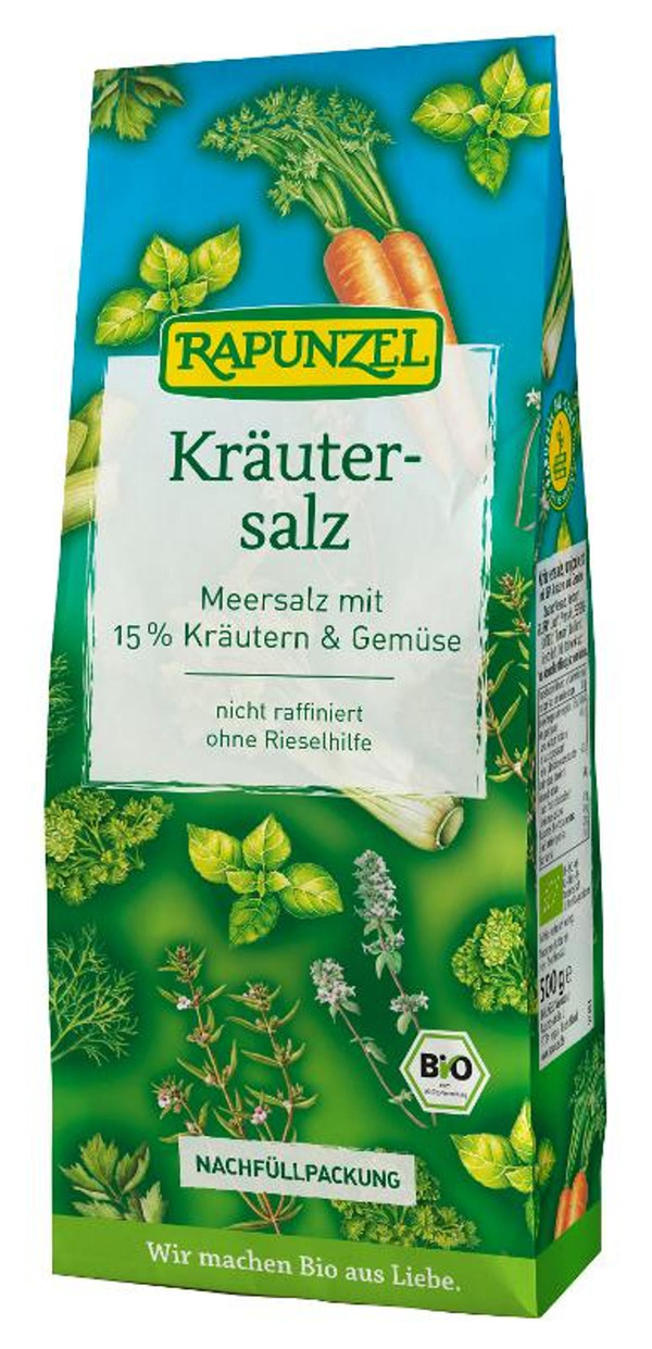 Produktfoto zu Kräutersalz mit 15% Kräutern und Gemüse 500g