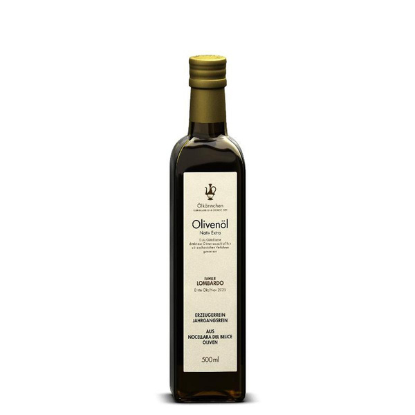 Produktfoto zu Olivenöl von Familie Lombardo aus Sizilien 0,5l
