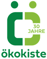 KI generiert: Logo der Ökokiste mit der Aufschrift "30 Jahre".