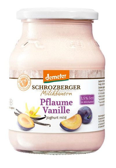 Produktfoto zu Joghurt Pflaume Vanille