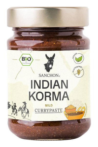 Produktfoto zu Currypaste Korma Kokosnusscurrypaste 190g