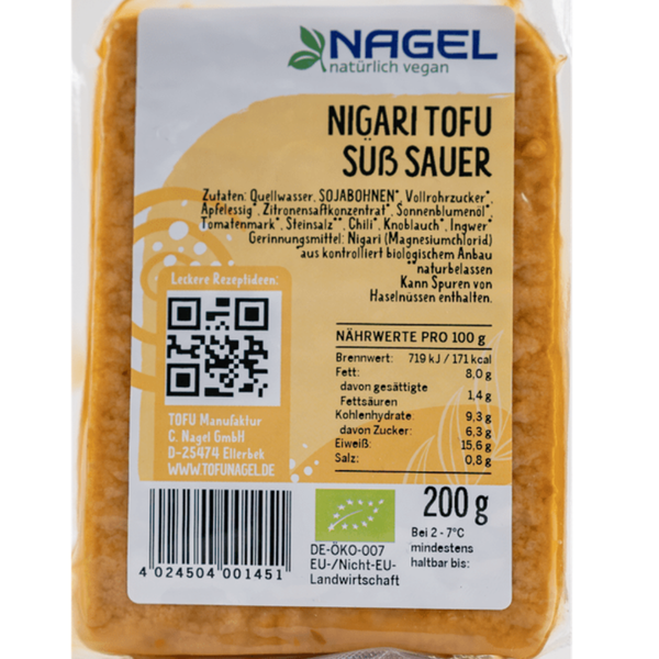 Produktfoto zu Nigari Tofu süß sauer