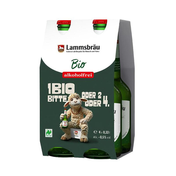 Produktfoto zu Kiste Lammsbräu alkoholfrei 10*0,33l