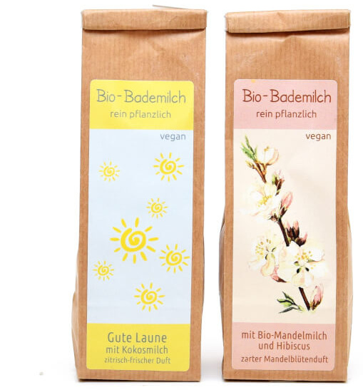 Rosenrot Bio-Bademilch