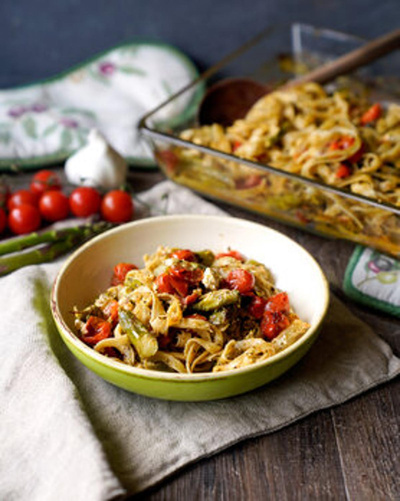 Produktfoto zu One-Pot Pasta mit Spargel