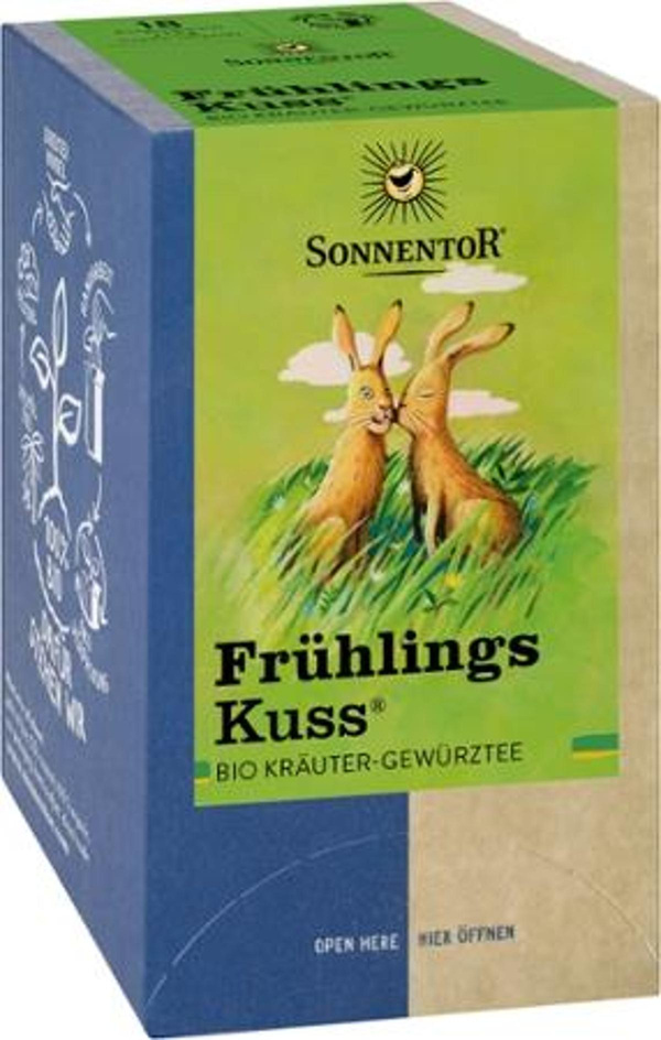Produktfoto zu FrühlingsKuss Kräutertee 18 Teebeutel