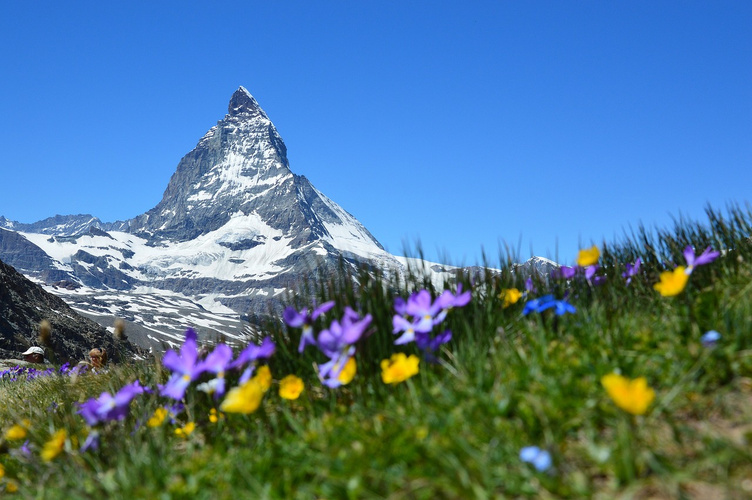 Berge in den Alpen