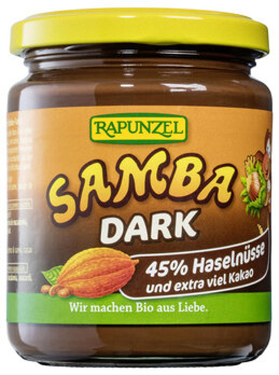 Produktfoto zu Samba Dark Haselnuss-Schoko 250g