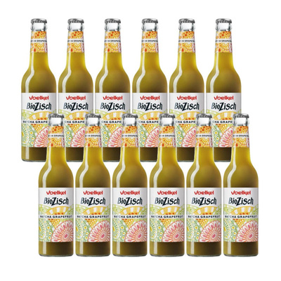 Produktfoto zu Kiste BioZisch Matcha Grapefruit 12*0,33l