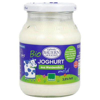 Produktfoto zu Naturjoghurt mild 3,7 Upländer