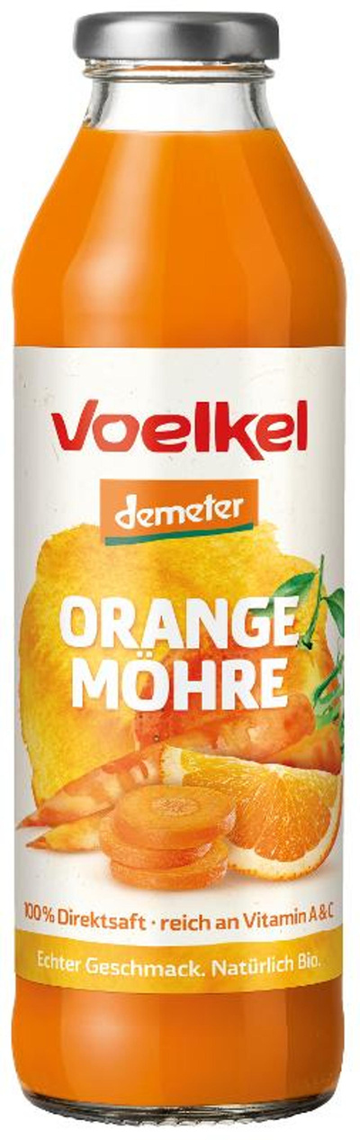 Produktfoto zu Kiste Orange Möhre Direktsaft 8*0,5l