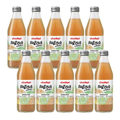 Produktfoto zu Kiste BioZisch light Kräuter 10*0,33l