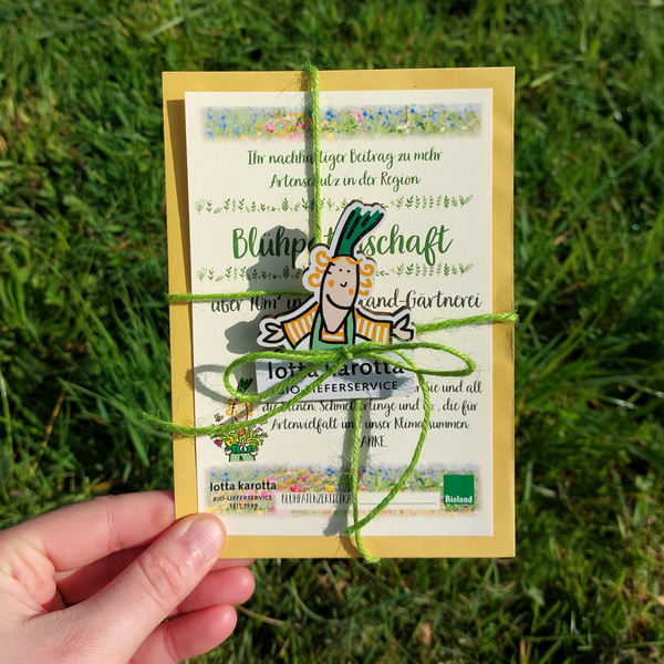 Blühpatenzertifikat