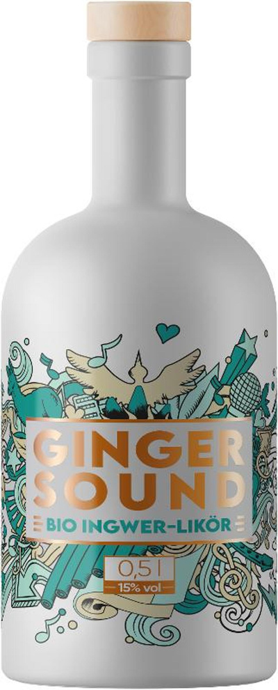 Produktfoto zu Ingwerlikör Ginger Sound 15%vol