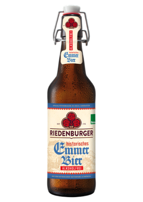 Produktfoto zu Riedenburger Emmerbier alkoholfrei 0,5l