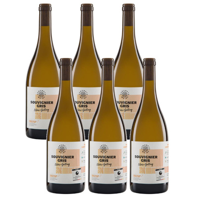 Produktfoto zu Kiste Zukunftswein Souvignier Gris Pfalz Ecovin 6*0,75l