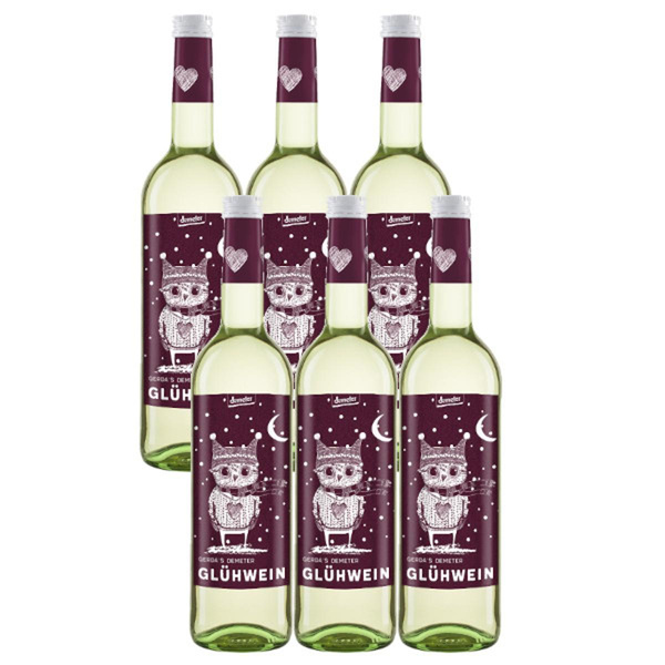 Produktfoto zu Gerda's Demeter Glühwein weiß 6*0,75l