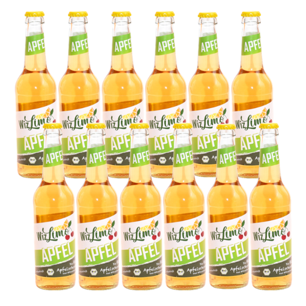 Produktfoto zu Kiste WIZ-Limo Apfelschorle klar 12*0,33l