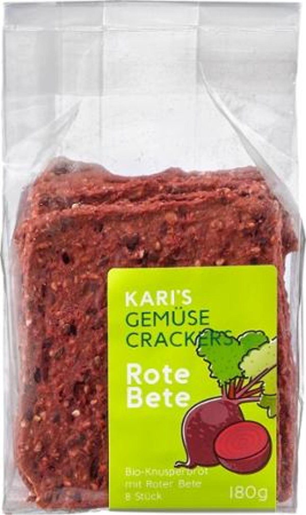 Produktfoto zu Kari's Knäckebrot Rote Bete 180g