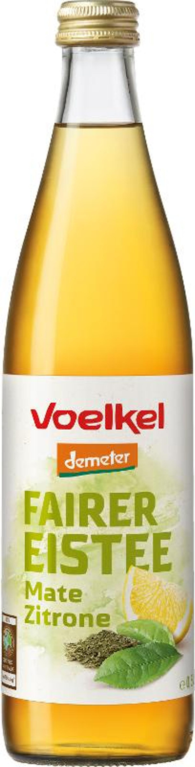 Produktfoto zu Eistee Mate & Zitrone 0,5l