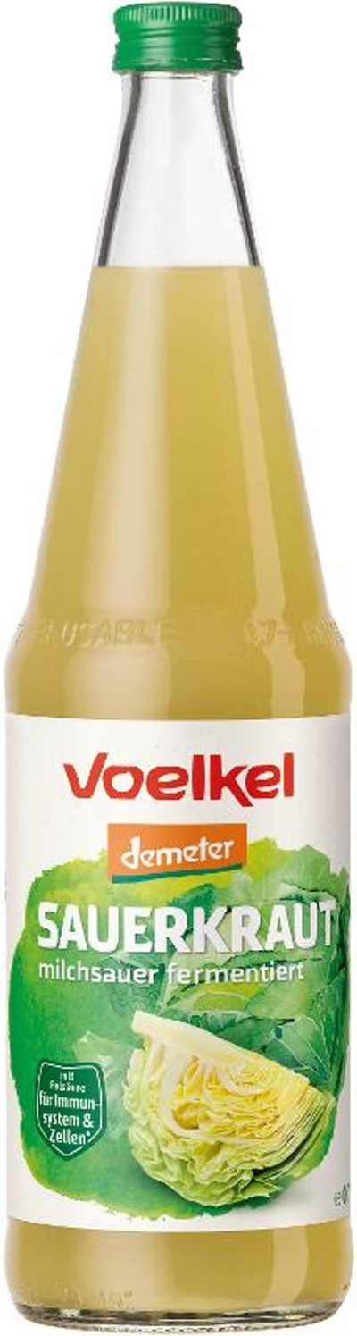 Produktfoto zu Sauerkrautsaft Demeter 0,7l