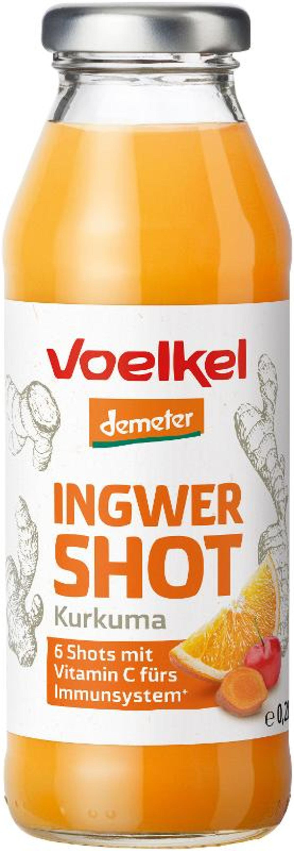 Produktfoto zu Ingwer & Kurkuma Shot 0,2l