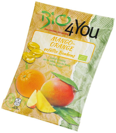 Produktfoto zu Mango-Orange Bonbons 75g