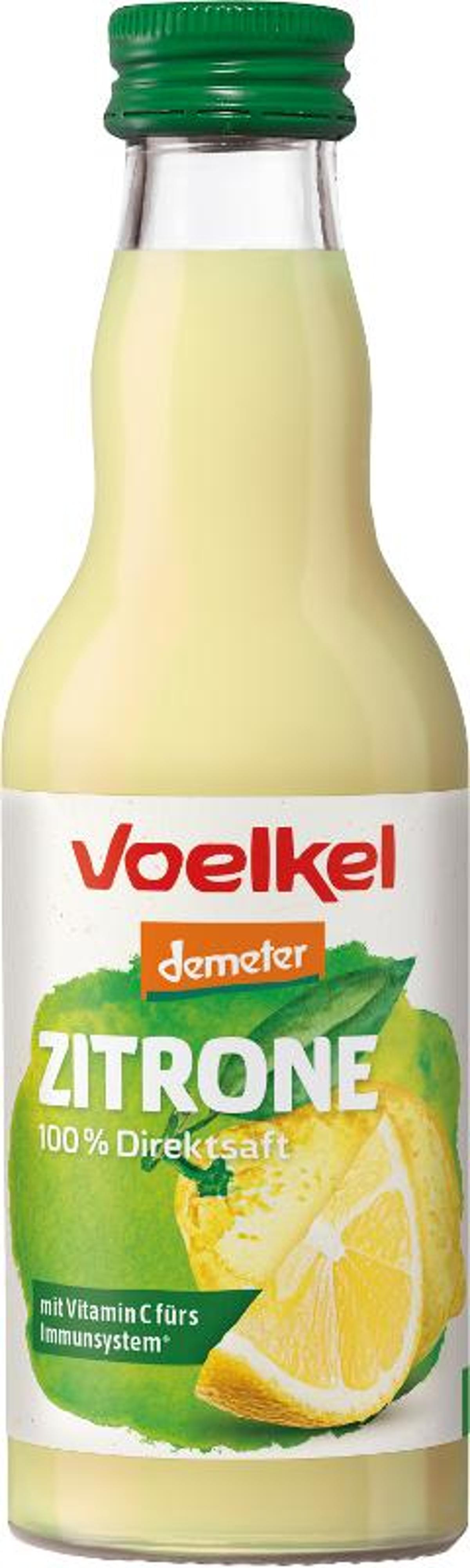Zitronensaft 0,2l Flasche Deme