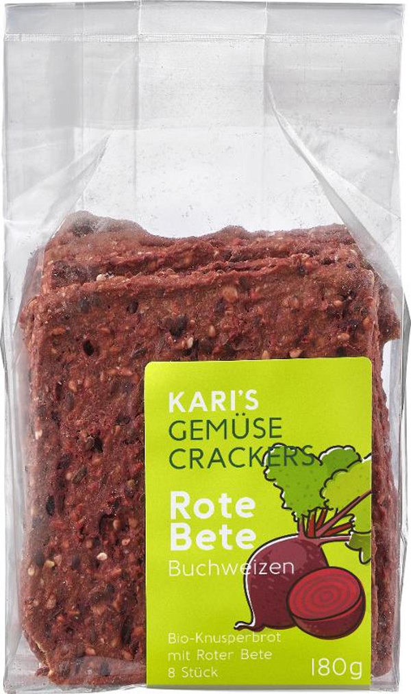 Produktfoto zu Kari's Knäckebrot Rote Bete 180g