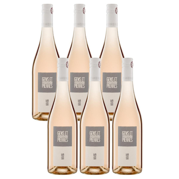 Produktfoto zu Kiste 'Gens et Pierres' Sud-Sud Rosé 6*0,75l