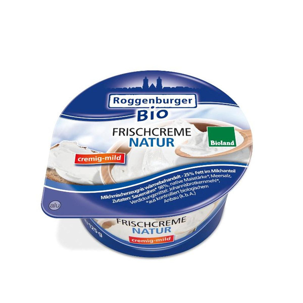 Produktfoto zu Frischcreme natur Roggenburger