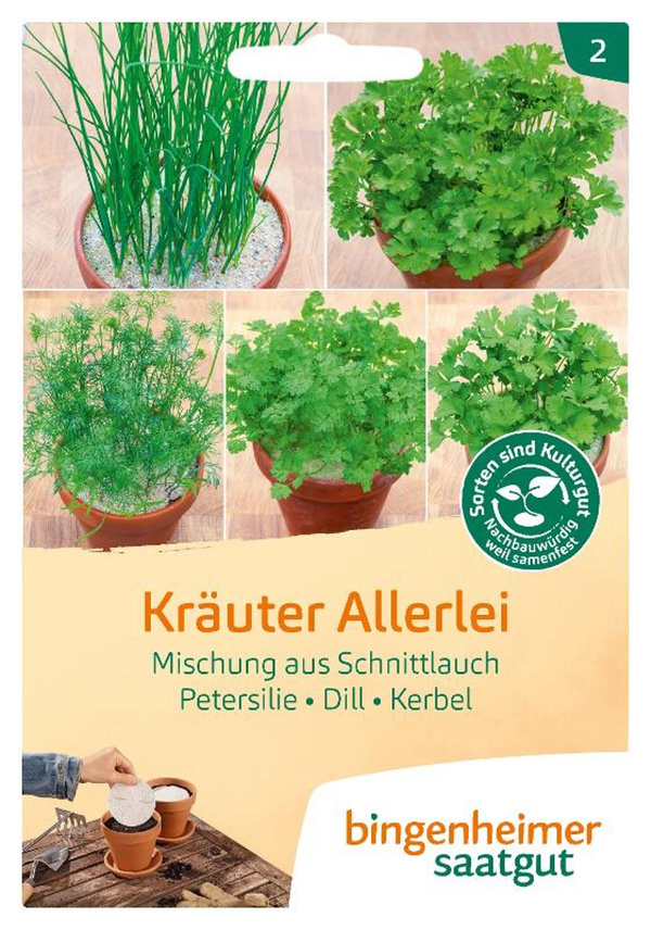 Produktfoto zu Kräuter-Allerlei Saatscheibe
