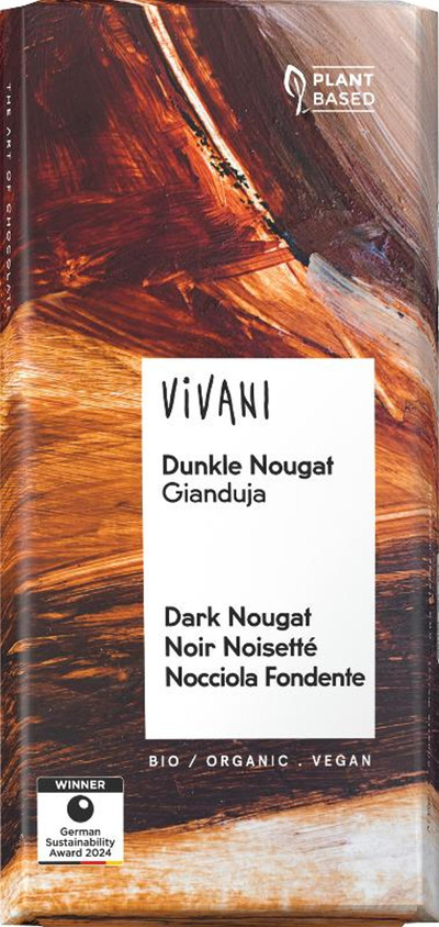 Produktfoto zu Schokolade Dunkle Nougat 100g