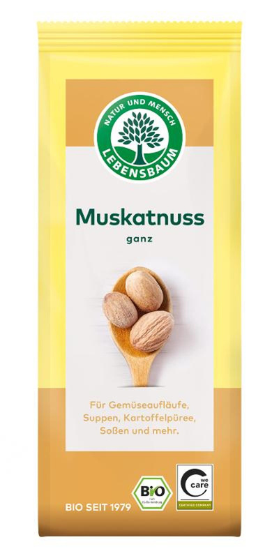 Produktfoto zu Muskatnüsse ganz, 3 Stück