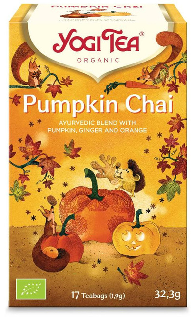Produktfoto zu Yogi Tee Pumpkin Chai 17 Teebeutel