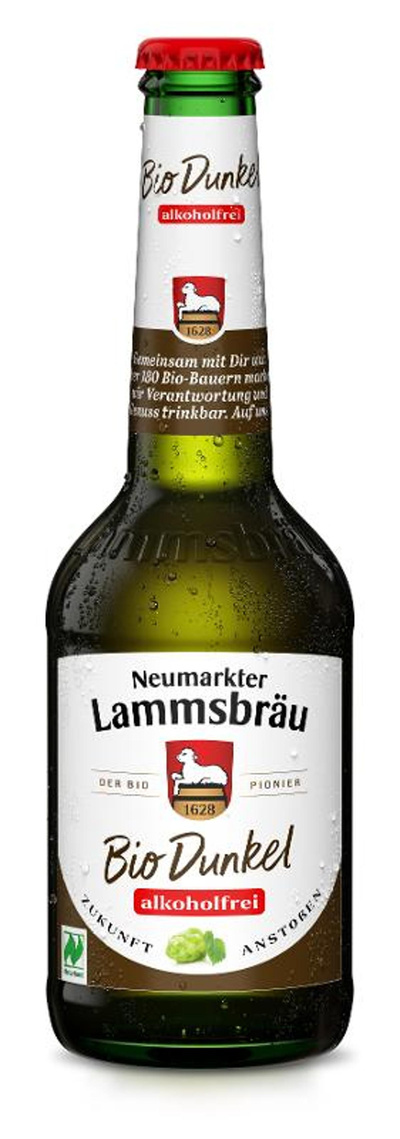 Produktfoto zu Kiste Lammsbräu Dunkel alkoholfrei 10*0,33l