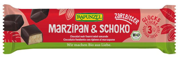 Produktfoto zu Marzipan-Happen Zartbitter 50g