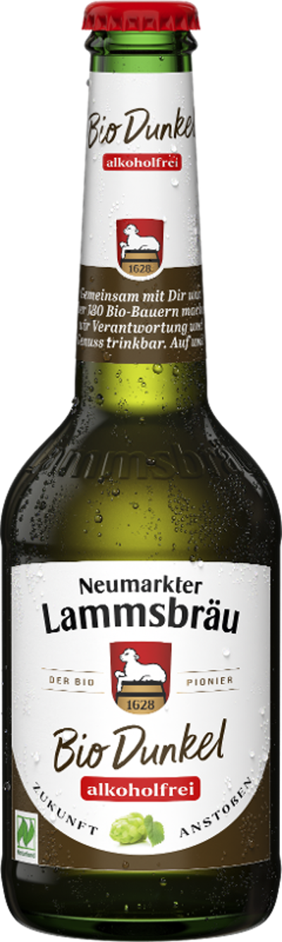 Produktfoto zu Lammsbräu Dunkel alkoholfrei 0,33l