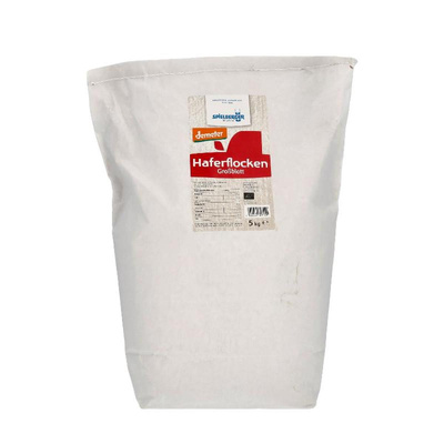 Produktfoto zu Haferflocken Großblatt 5kg-Sack