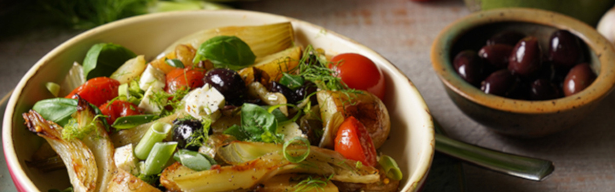 Nudeln mit mediterranen Gemüse und Oliven