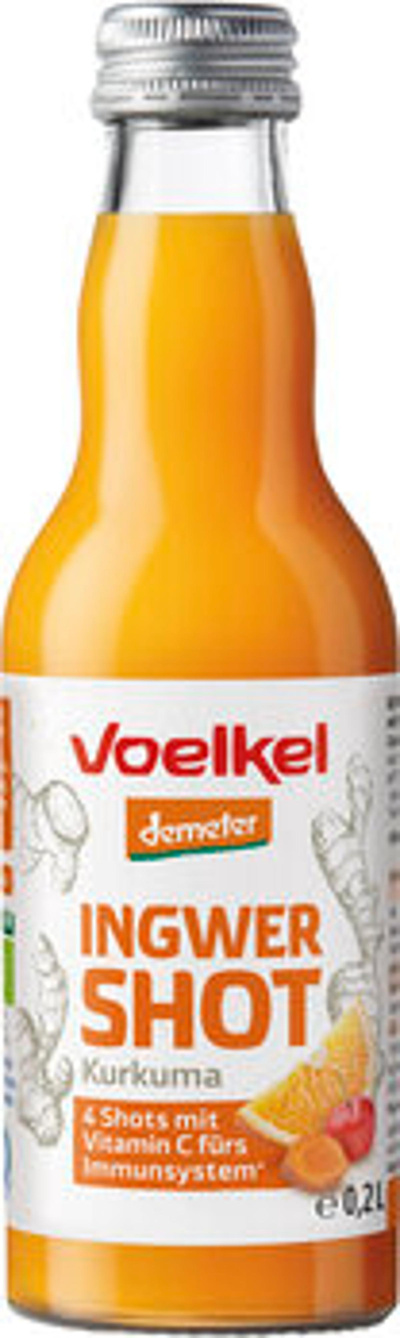 Produktfoto zu Ingwer & Kurkuma Shot 0,2l