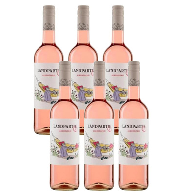 Produktfoto zu Kiste Landpartie alkoholfrei Rosé 6*0,75l
