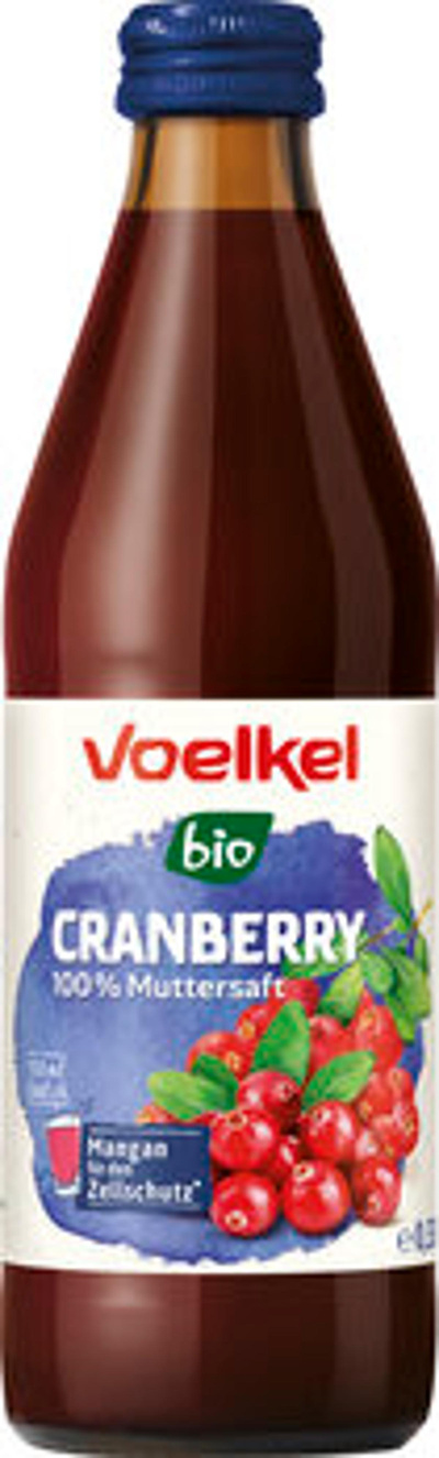 Produktfoto zu Cranberry-Saft pur 0,33l